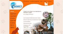 Desktop Screenshot of katzenhotelreichardt.de